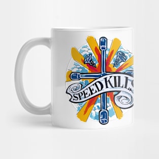 speed kills tattoo Mug